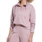 Bass Outdoor Women's Batona French Terry Half Zip Sweatshirt Pink Size X-Large