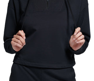 Bass Outdoor Women's Batona French Terry Half Zip Sweatshirt Black Size Medium