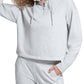 Bass Outdoor Women's Batona French Terry Half Zip Sweatshirt Gray Size X-Large