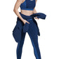 Bass Outdoor Women's Benton Po Back Pocket Sports Bra Blue Size Small