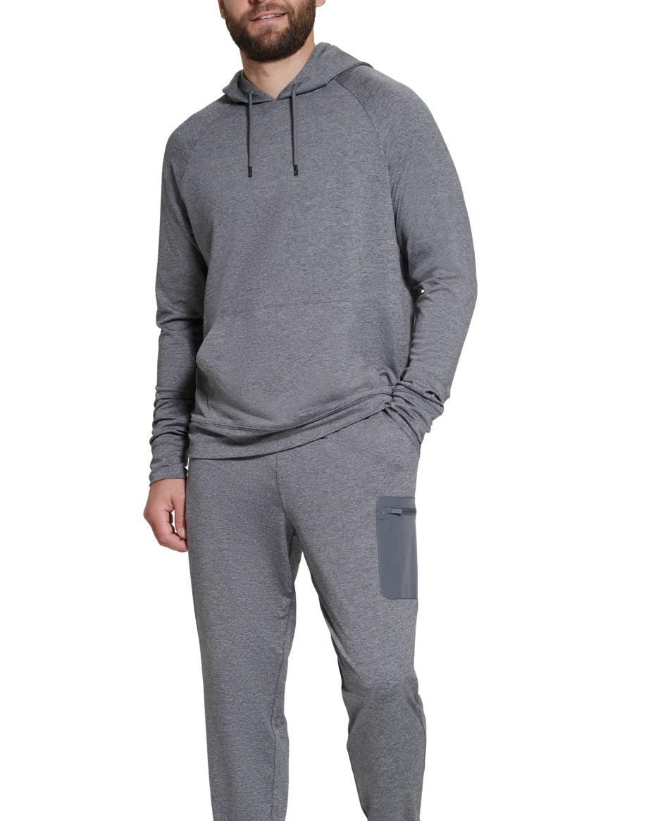 Bass Outdoor Men's Summit Hoodie Gray Size Medium