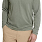Bass Outdoor Men's Hilltop Long Sleeve Henley Green Size Medium