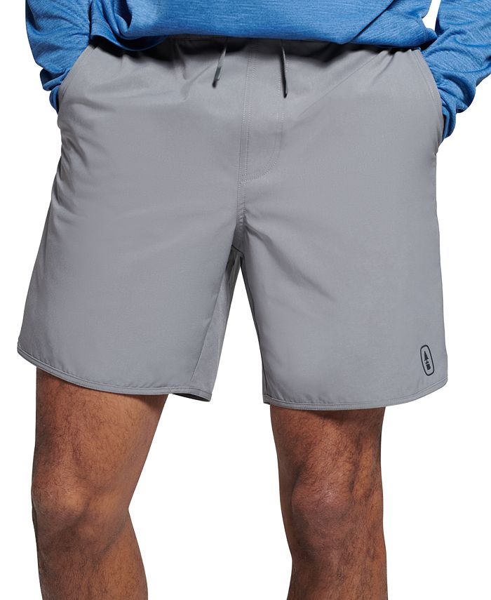 Bass Outdoor Men's Drawstring Trail 8 Shorts Gray Size Large