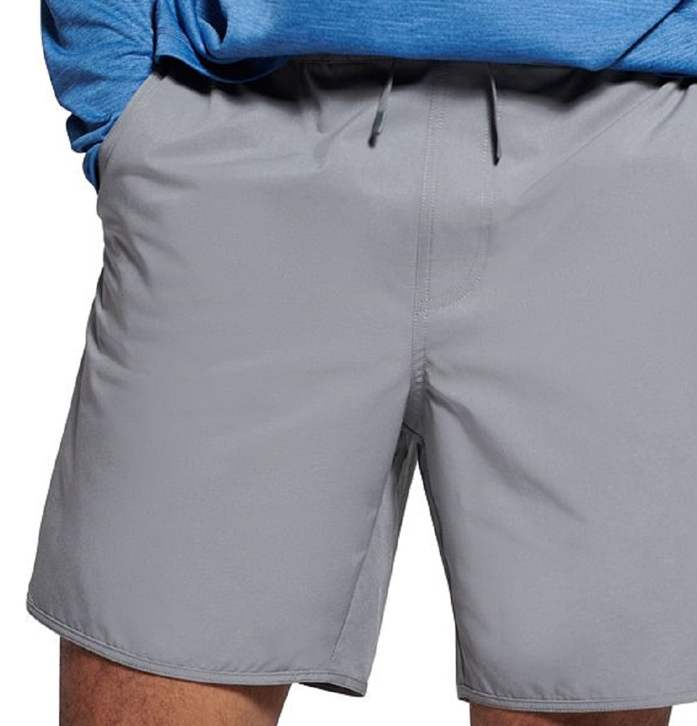 Bass Outdoor Men's Drawstring Trail 8 Shorts Gray Size Large