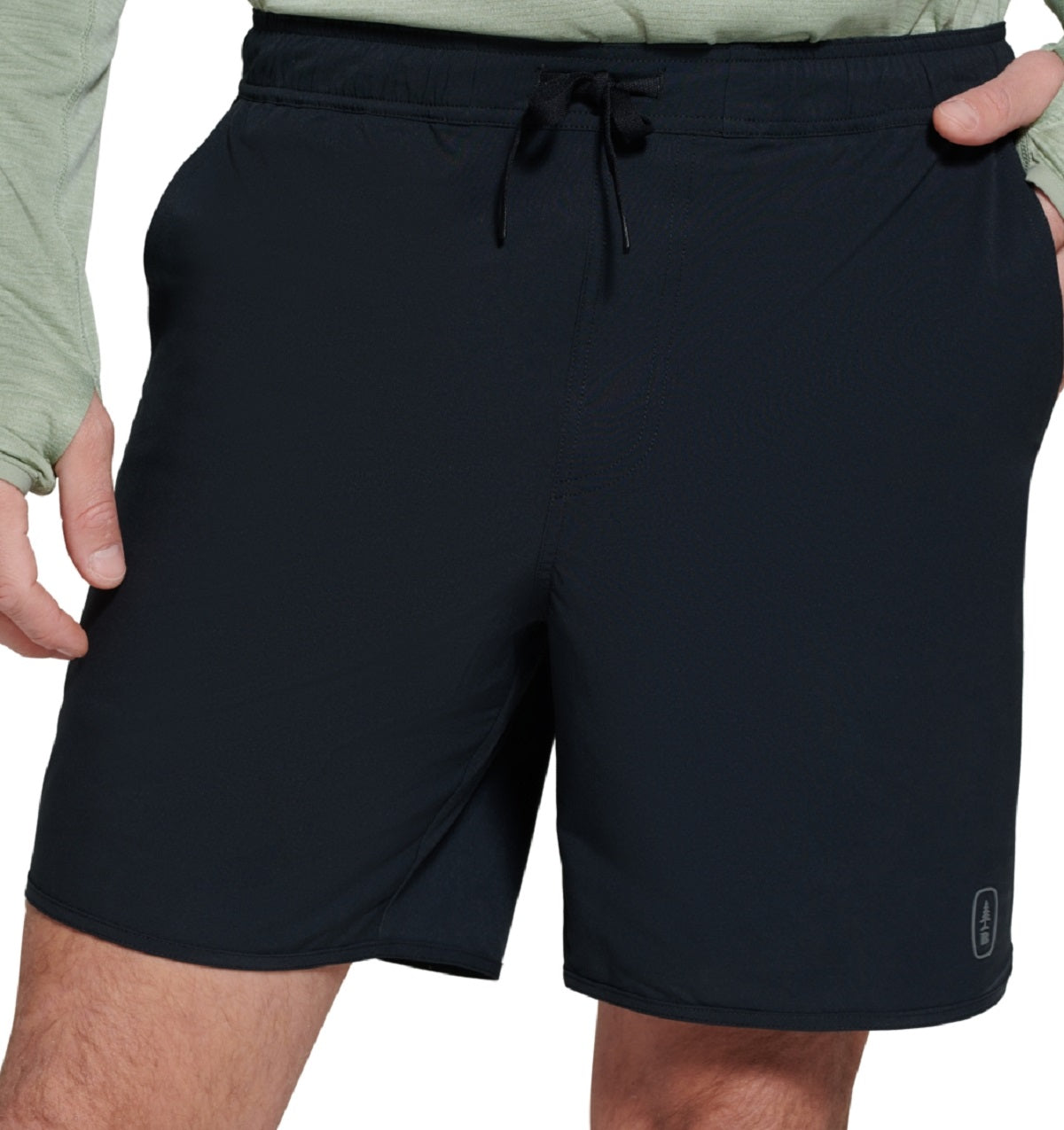 Bass Outdoor Men's Drawstring Trail Shorts Black Size X-Large