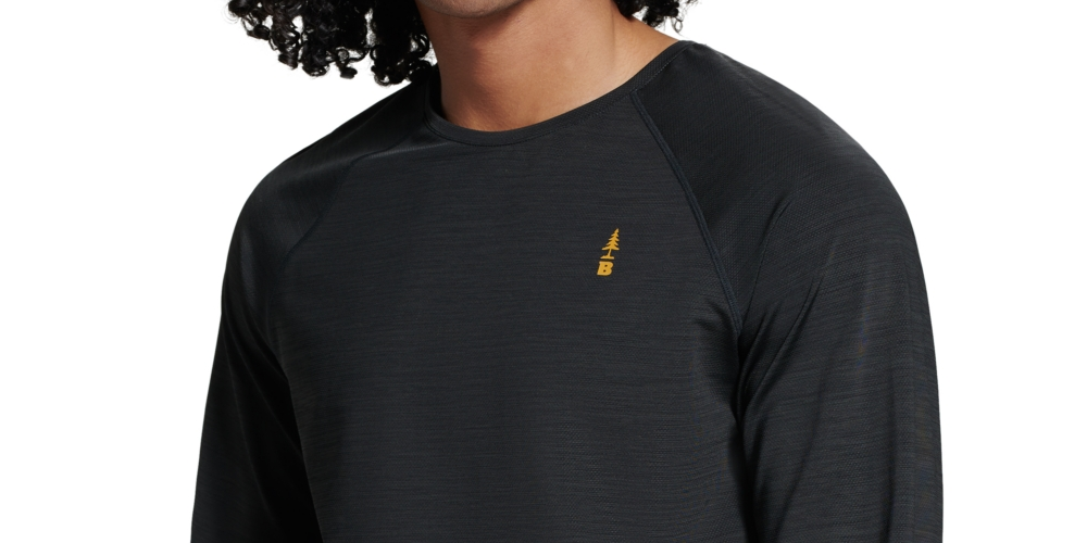 Bass Outdoor Men's Path Long Sleeve T-Shirt Black