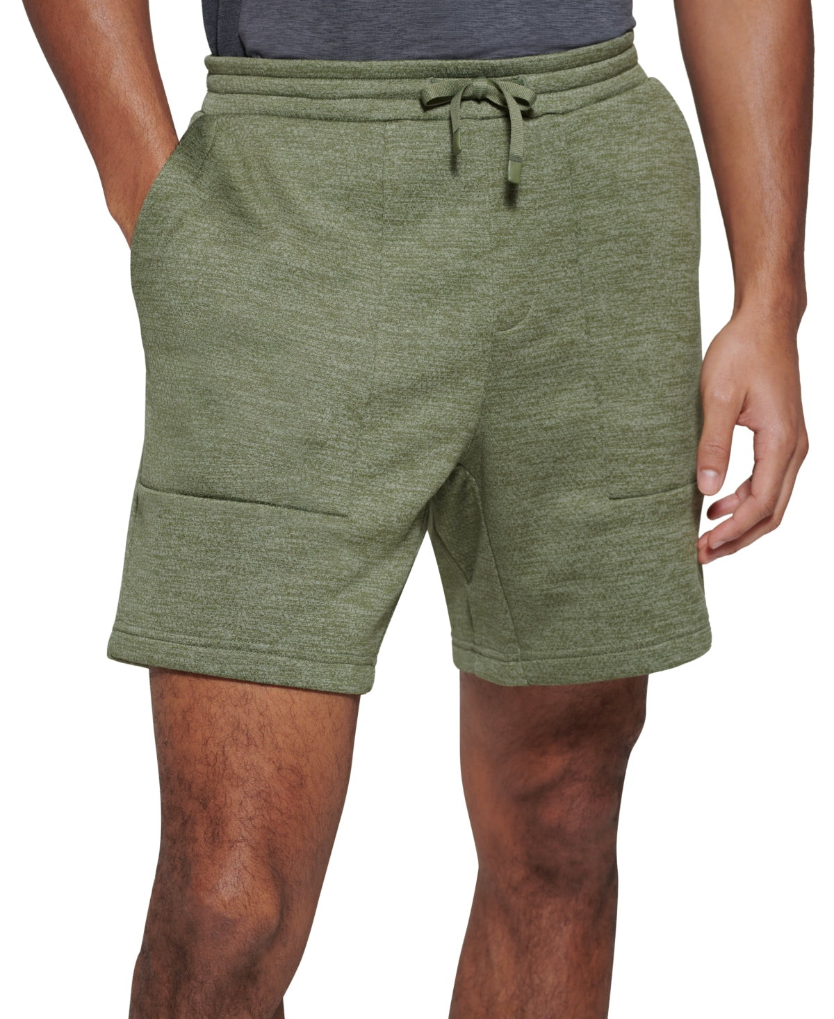Bass Outdoor Men's Porter Fleece Shorts Green Size Large