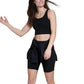 Bass Outdoor Women's Greenway Ribbed Sports Bra Black Size X-Large