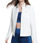 Bass Outdoor Women's Full Zip Lightweight Fleece Jacket White Size X-Large