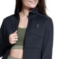 Bass Outdoor Women's Full Zip Lightweight Fleece Jacket Black Size Small