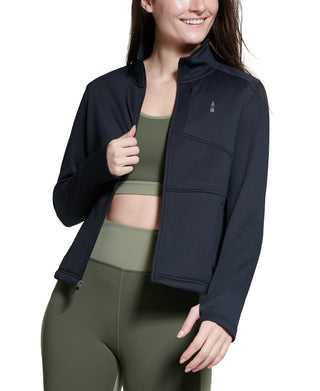 Bass Outdoor Women's Full Zip Lightweight Fleece Jacket Black Size Small