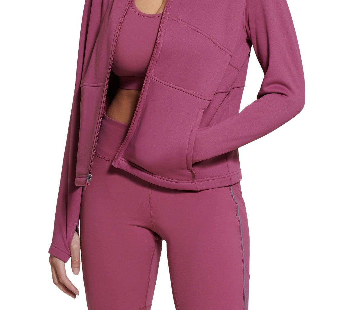 Bass Outdoor Women's Palmetto Full Zip Lightweight Fleece Pink Size Large