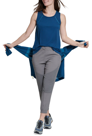 Bass Outdoor Women's Macworth Tank Top Blue Size Medium