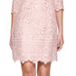 Kensie Women's Lace Sheath Dress Pink Size 6