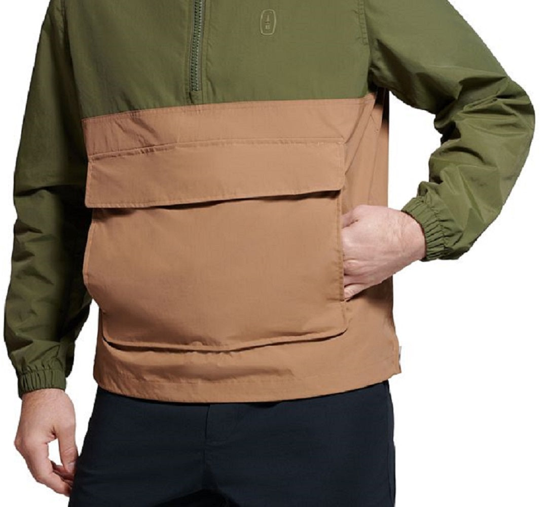 Bass Outdoor Men's Packable Anorak Jacket Green Size Large