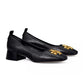 Tory Burch Women's Eleanor Pointed Toe Pumps Black Size 8