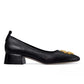 Tory Burch Women's Eleanor Pointed Toe Pumps Black Size 8