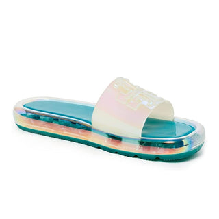 Tory Burch Women's Bubble Jelly Slide Sandal Blue Size 10