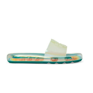 Tory Burch Women's Bubble Jelly Slide Sandal Blue Size 10