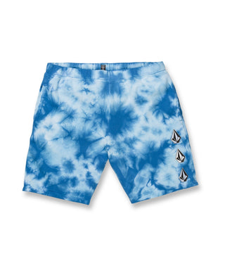 Volcom Men's Iconic Stone Fleece Shorts Blue Size Medium
