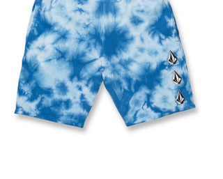 Volcom Men's Iconic Stone Fleece Shorts Blue Size Large