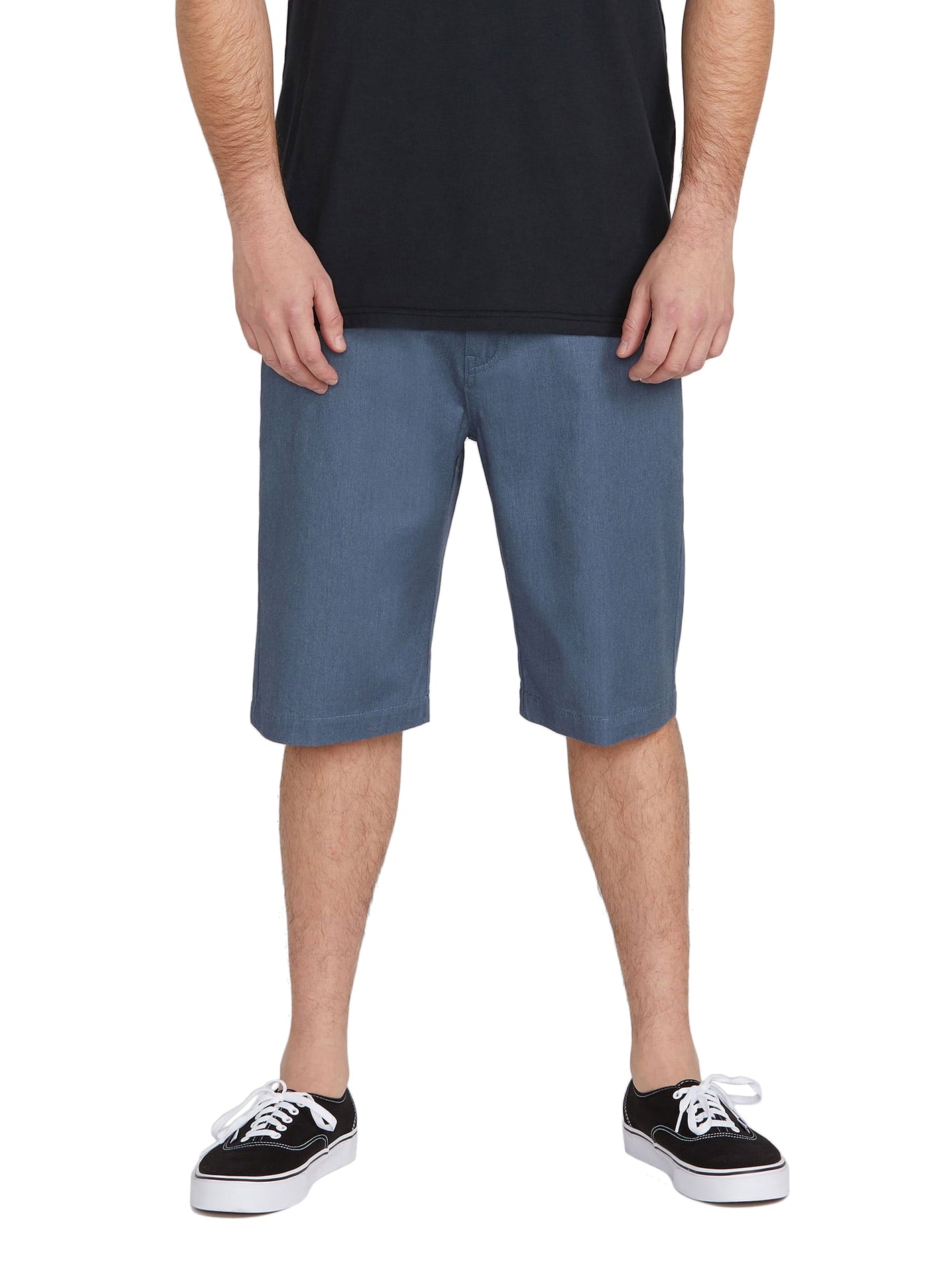 VOLCOM Men's Blue Vmonty Stretch Chino Short Size 32