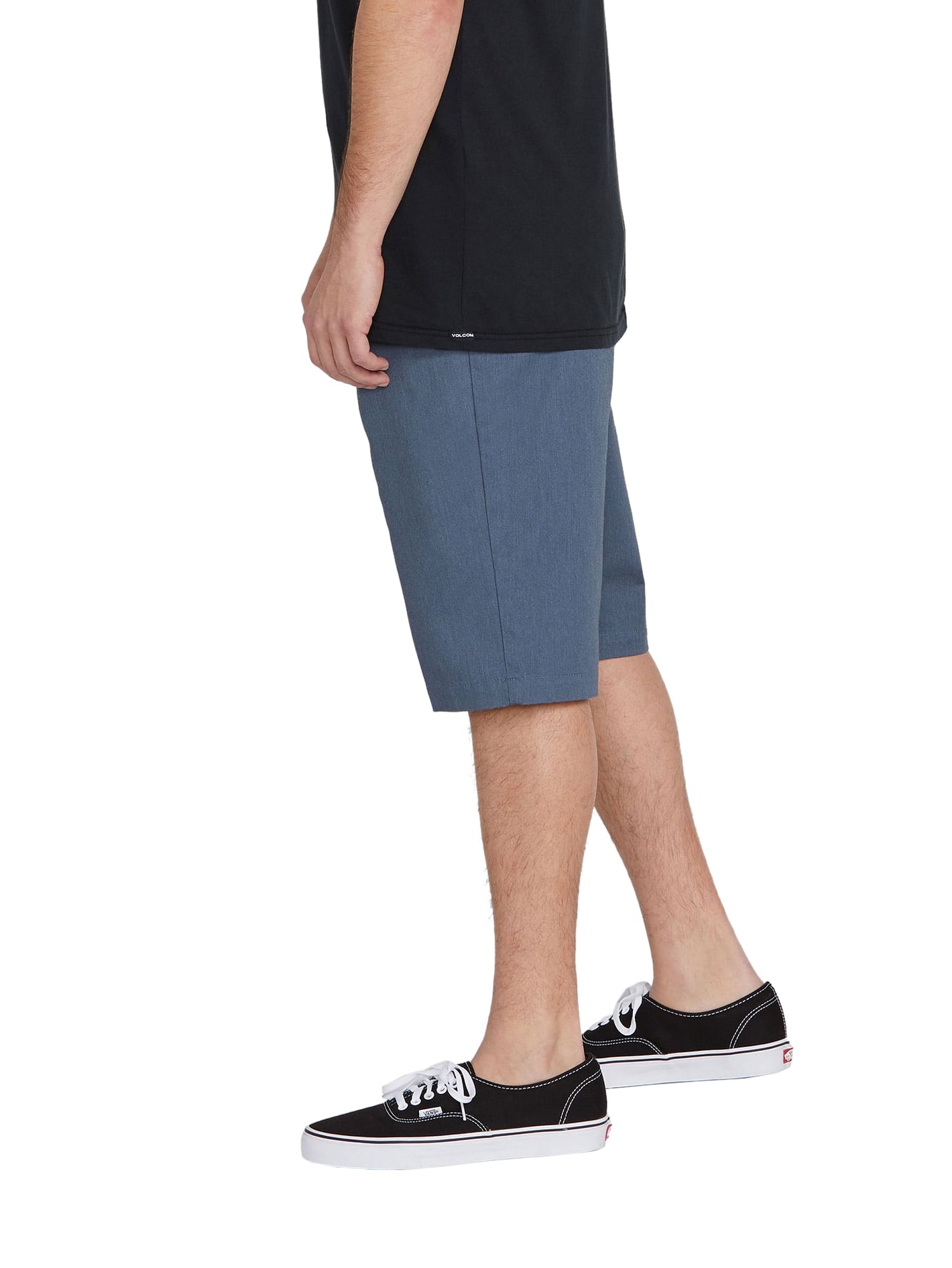 VOLCOM Men's Blue Vmonty Stretch Chino Short Size 32