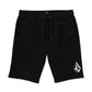 Volcom Men's Bretter Fleece Shorts Black Size X-Large