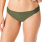 Bar III Women's Hipster Bikini Bottoms Swimsuit Green