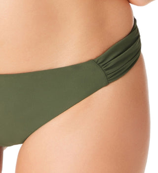 Bar III Women's Hipster Bikini Bottoms Swimsuit Green