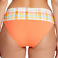 Bleu By Rod Beattie Women's Hip To Be Square Sarong Hipster Bikini Bottoms Swimsuit Orange Size 12