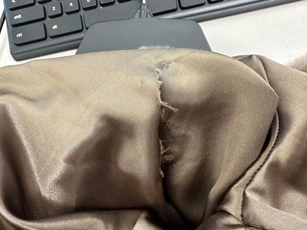 Jones New York Women's Faux Fur Coat Brown Size Medium