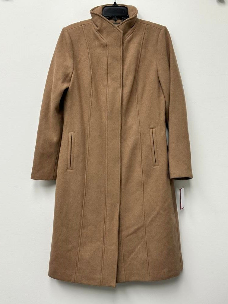 Vince Camuto Women's Chain Belted Maxi Coat Brown Size S