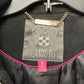 Vince Camuto Women's Chain Belted Maxi Coat Black Size Medium