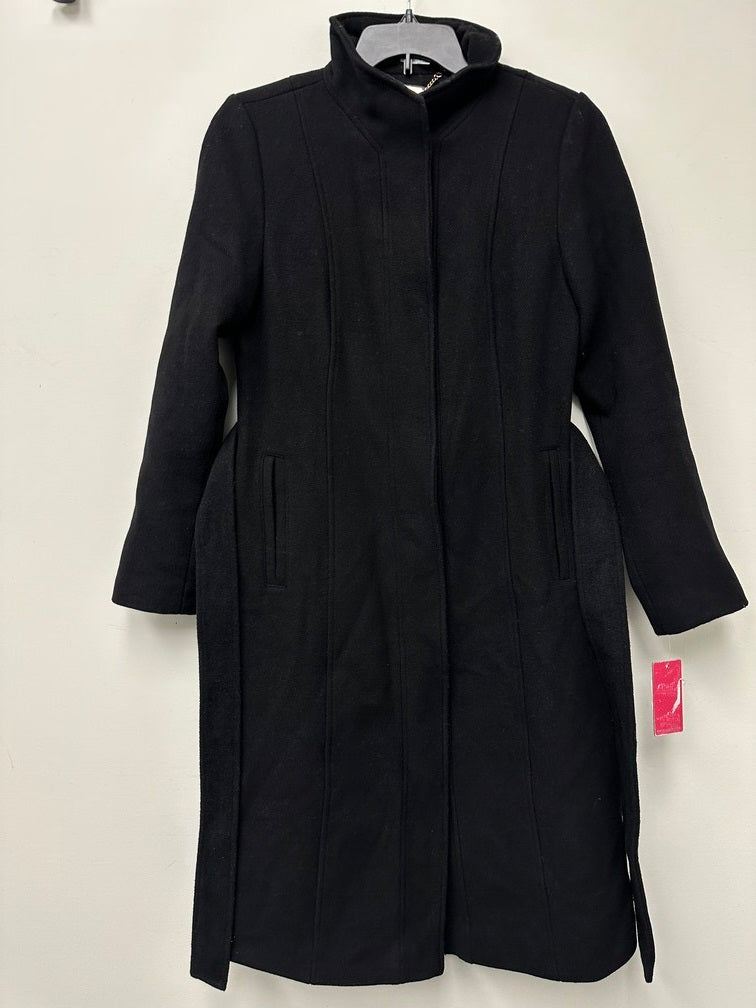 Vince Camuto Women's Chain Belted Maxi Coat Black Size Medium