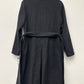 Vince Camuto Women's Chain Belted Maxi Coat Black Size Medium