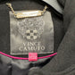 Vince Camuto Women's Chain Belted Maxi Coat Black Size XL
