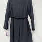 Vince Camuto Women's Petite Chain Belted Maxi Coat Black Size Petite XS
