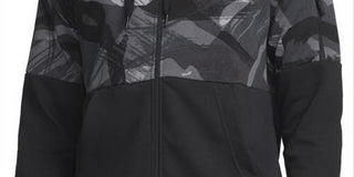 Nike Men's Camo Dri FIT Fleece Full Zip Hoodie Black Size X-Large