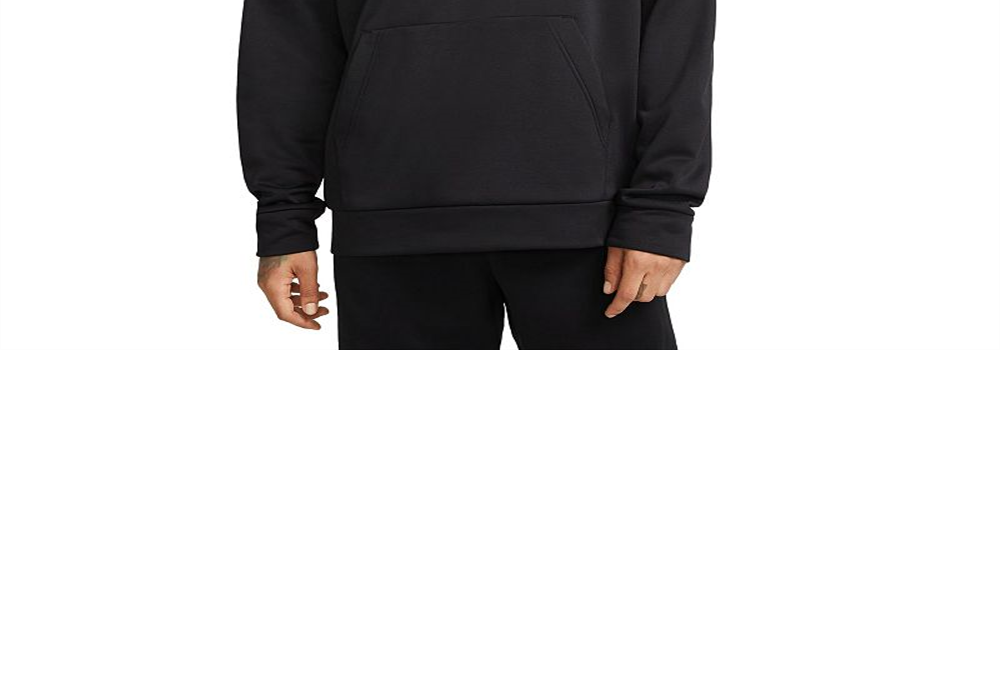 Nike Therma-FIT Pullover Hoodie in Black/White Size XXL