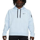 Nike Men's Therma FIT Pullover Fitness Hoodie Blue Size Medium