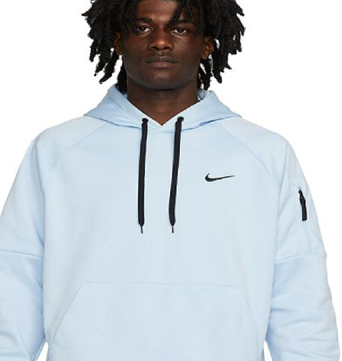 Nike Men's Therma FIT Pullover Fitness Hoodie Blue Size Medium