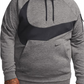 Nike Men's Therma FIT Pullover Hoodie Grey Size Large