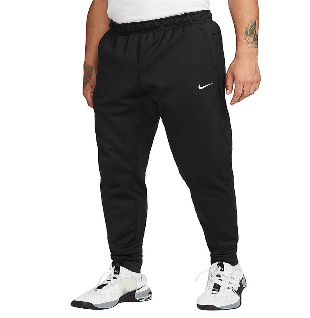 Nike Men's Therma Fleece Taper Pants Black Size Medium