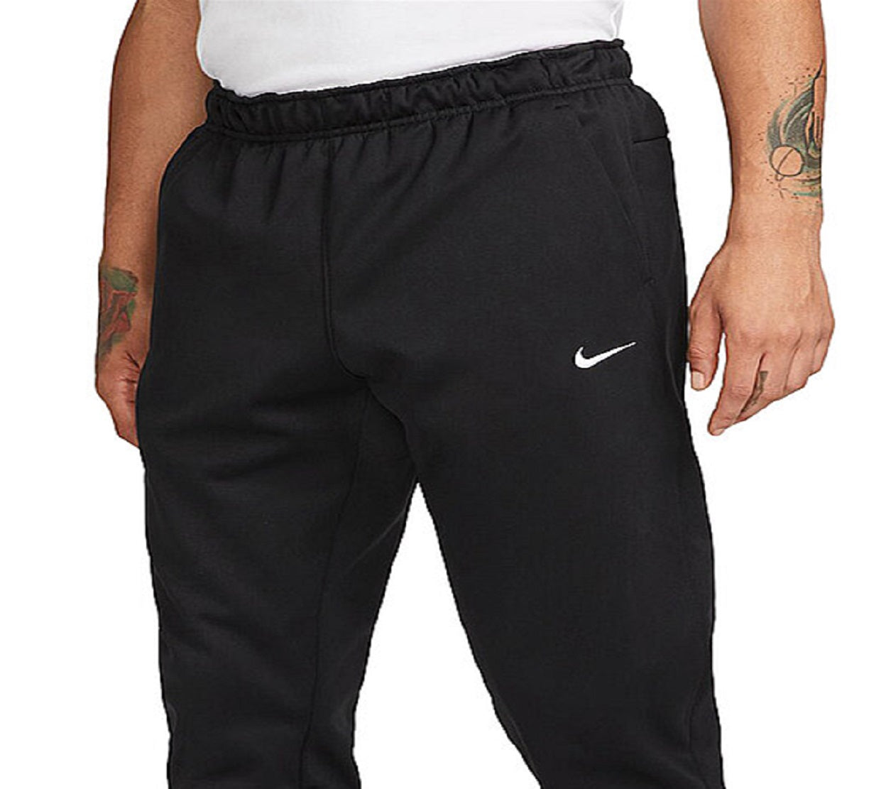 Nike Men's Therma Fleece Taper Pants Black Size Medium