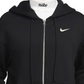 Nike Sportswear Phoenix Fleece Full Zip Hoodie in Black Size Medium