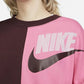 Nike Women's Colorblock Crewneck Sweatshirt Pink Large Size Large