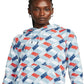 Nike Women's Sportswear Essentials Printed Hoodie Blue Size Large