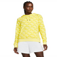 Nike Women's Sportswear Essentials Printed Hoodie Yellow Size Small