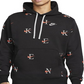Nike Men's Printed Club Fleece Hoodie Black Size XX-Large
